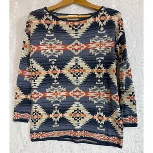 Ralph Lauren Denim & Supply Aztec Navajo Southwest Sweater Discontinued Women S